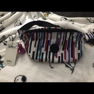 Kipling Belt bag in Urban Stripe.